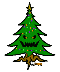 Merry Christmas Fiends Sticker by VAMP