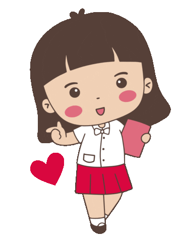 Happy Girl Sticker