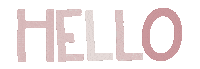 Hello Sticker