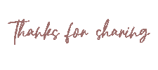 Thanks For Sharing Thank You Sticker