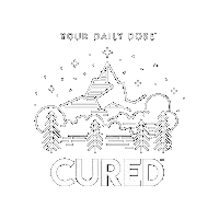 CuredNutrition cbd nutrition supplements shrooms Sticker