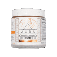 CuredNutrition cbd shrooms supplement gut health Sticker