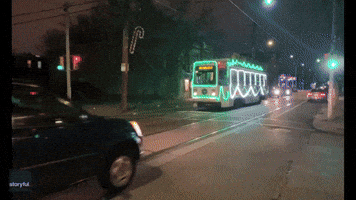 Philadelphia Eagles-Themed Tram Gets Revamped For Festive Season