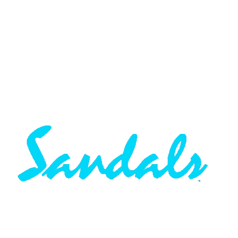 beach vacation Sticker by Sandals Resorts