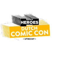 Comic Con Sticker by Heroes Dutch Comic Con