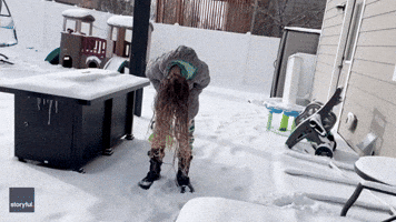 Girl Uses Arctic Cold to Create Hair Fit For Crazy Hair Day