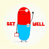 feel better get well soon GIF by Greetings Island