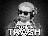 Not Funny Trash GIF