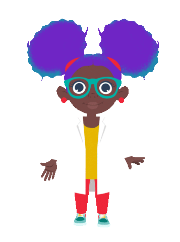 Happy Girl Sticker by Young gifted and Beautiful