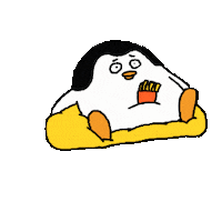 Fries Eat Sticker