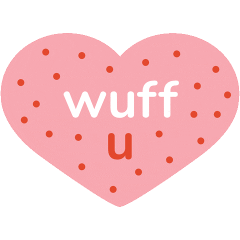 Wufers Wufersvday Wufersvalentine Bemyvalentine Valentine Valentines Valentinesday Ilovemydog Sticker by Wüfers
