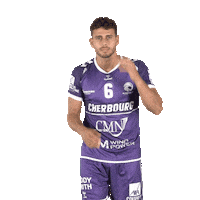 Sport Mirror Sticker by JS Cherbourg Handball