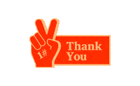 Thanks Thank You Sticker by Elementor
