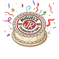 Anniversary 50Years Sticker by Miguel's Jr