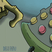 diegofarao animation cartoon alien finger GIF