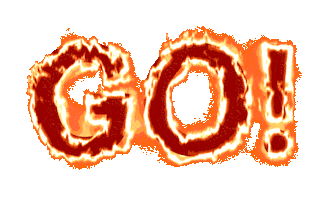 Fire Burn Sticker