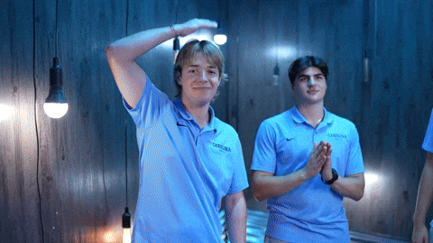 Fencing Group Celebration GIF by UNC Tar Heels