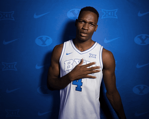College Basketball Sport GIF by BYU Cougars