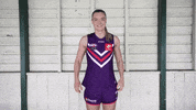 Fist Pump Miller GIF by Fremantle Dockers