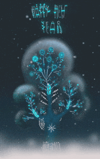 Glow Happy New Year GIF by Chemical Sister