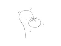 frame by frame tomato GIF