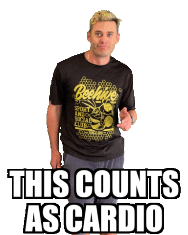 Cardio Sticker by Beehive Sports