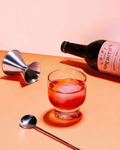 lofiaperitifs giphygifmaker lofi lo-fi amaro GIF