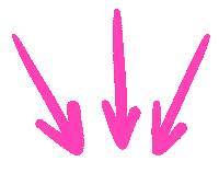 brainjoltmedia pink arrows bj pink arrows Sticker