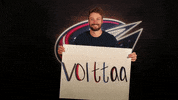 Victory Finland GIF by Columbus Blue Jackets