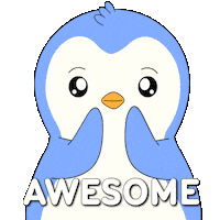 Well Done Win Sticker by Pudgy Penguins