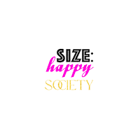 Size Happy Society Sticker by SizeHappy