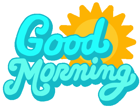 Happy Good Morning Sticker