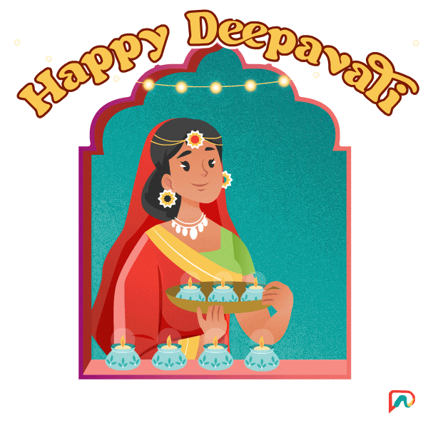 Glow Festival Of Lights Sticker by Passionationco