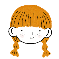 yaruvu happy smile girl kawaii Sticker