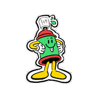 The_Starter_Labs doodle paint sketch spray paint Sticker