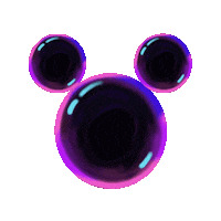 CheekyBeansStudios bubbles disneyland cheeky beans studios cheeky beans Sticker
