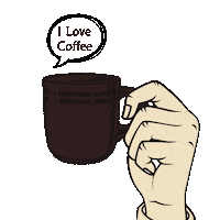 Cup Of Coffee Sticker by buddhabeanscoffee