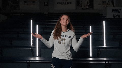 Georgia Tech Volleyball GIF by Georgia Tech Yellow Jackets
