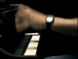 andrew w k piano GIF
