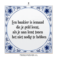 Spreuk Geld Sticker by Tegelspreuken.nl