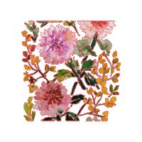 Art Flower Sticker