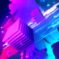 MG_MOTION illustration glitch 3d abstract GIF