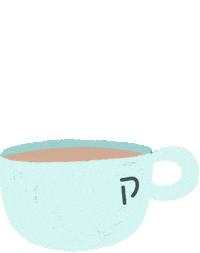 Coffee Hebrew Sticker