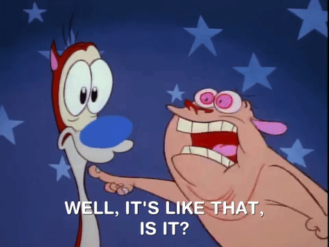 ren and stimpy nicksplat GIF