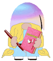 Dear Diary Gnome Sticker