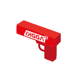 Rap Gun Sticker by DIGGA.FM