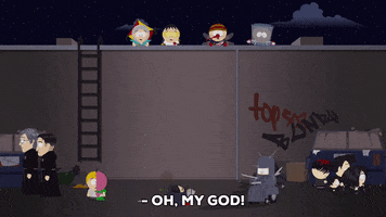 scared stan marsh GIF by South Park 