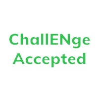 Challenge Accepted Sticker by enuygun