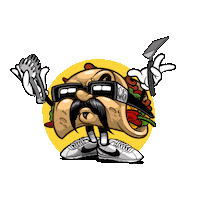Hawaii Tacos Sticker by Smokey