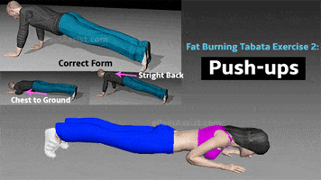 fat burning tabata exercise GIF by ePainAssist